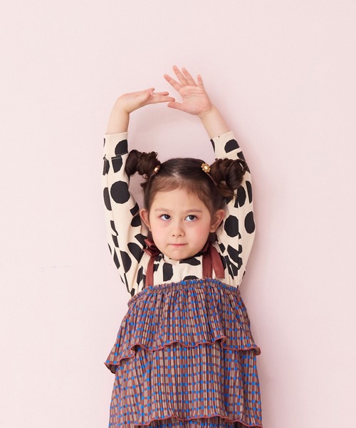 MARKEY'S（マーキーズ）の「ソウガラスパンフライスカットソー（Tシャツ/カットソー・キッズ・ネイビー/ストライプ/ベージュ系その他/ホワイト系その他/オレンジ系その他/ブラック系その他・80/90/95/100/110/120/130）」の10枚目の写真