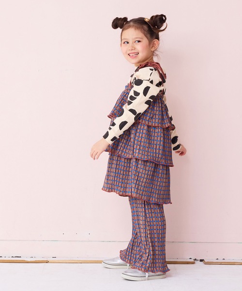 MARKEY'S（マーキーズ）の「ソウガラスパンフライスカットソー（Tシャツ/カットソー・キッズ・ネイビー/ストライプ/ベージュ系その他/ホワイト系その他/オレンジ系その他/ブラック系その他・80/90/95/100/110/120/130）」の14枚目の写真