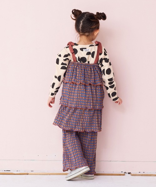 MARKEY'S（マーキーズ）の「ソウガラスパンフライスカットソー（Tシャツ/カットソー・キッズ・ネイビー/ストライプ/ベージュ系その他/ホワイト系その他/オレンジ系その他/ブラック系その他・80/90/95/100/110/120/130）」の15枚目の写真