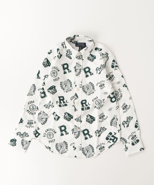 POLO RALPH LAUREN CHILDRENSWEAR(ポロ ラルフ ローレン チルドレンズウェア)の「コットン オックスフォード グラフィック シャツ(シャツ/ブラウス・キッズ・マルチ・L/M/S/XL)」の3枚目の写真