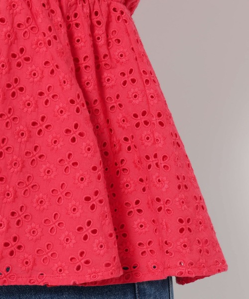 mysty woman（ミスティウーマン）の「【WEB限定】レース刺繍ブラウス　588228（シャツ/ブラウス・レディース・パープル/グリーン/レッド/ブラック/オフホワイト・FREE）」の22枚目の写真