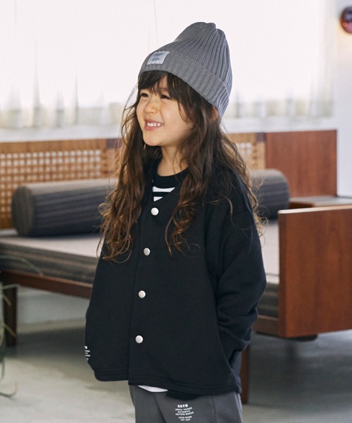 GENERATOR（ジェネレーター）の「ジェネレーター ノーカラーJK（ノーカラージャケット・キッズ・チャコールグレー/アッシュグレー/ブラック・XL/L/M）」の2枚目の写真