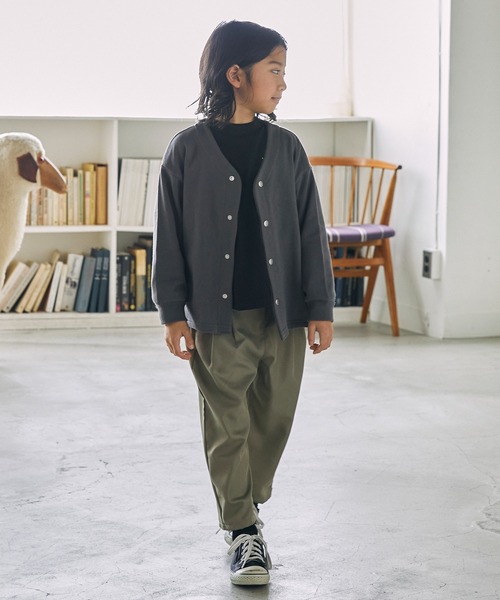 GENERATOR（ジェネレーター）の「ジェネレーター ノーカラーJK（ノーカラージャケット・キッズ・チャコールグレー/アッシュグレー/ブラック・XL/L/M）」の8枚目の写真