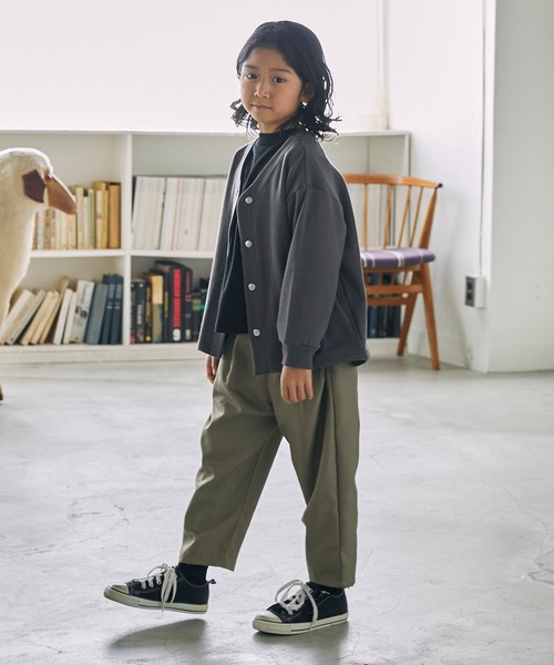 GENERATOR（ジェネレーター）の「ジェネレーター ノーカラーJK（ノーカラージャケット・キッズ・チャコールグレー/アッシュグレー/ブラック・XL/L/M）」の9枚目の写真