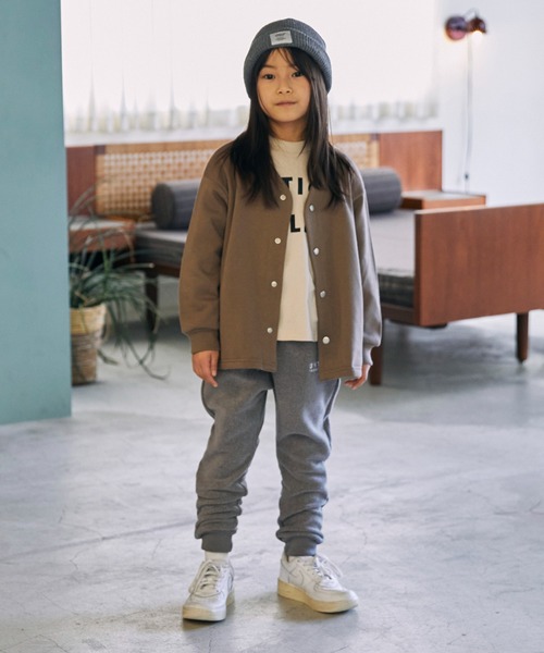 GENERATOR（ジェネレーター）の「ジェネレーター ノーカラーJK（ノーカラージャケット・キッズ・チャコールグレー/アッシュグレー/ブラック・XL/L/M）」の10枚目の写真