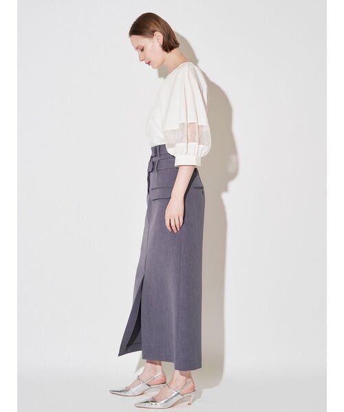 ELENDEEK（エレンディーク）の「オーガンザミックススリーブブラウス（シャツ/ブラウス・レディース・グレー/ブラウン/オフホワイト・FREE）」の22枚目の写真