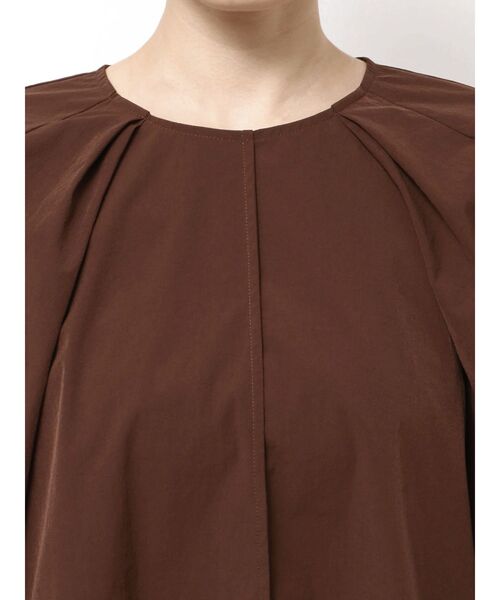 ELENDEEK（エレンディーク）の「オーガンザミックススリーブブラウス（シャツ/ブラウス・レディース・グレー/ブラウン/オフホワイト・FREE）」の4枚目の写真