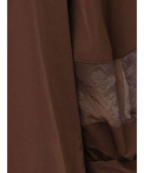 ELENDEEK（エレンディーク）の「オーガンザミックススリーブブラウス（シャツ/ブラウス・レディース・グレー/ブラウン/オフホワイト・FREE）」の12枚目の写真