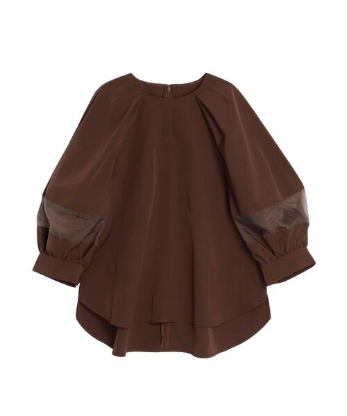 ELENDEEK（エレンディーク）の「オーガンザミックススリーブブラウス（シャツ/ブラウス・レディース・グレー/ブラウン/オフホワイト・FREE）」の15枚目の写真