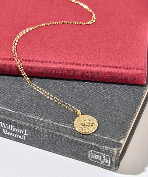 un dix cors(アンディコール)の「スライドチェーンコインネックレス(ネックレス・レディース・シルバー/ゴールド・FREE)」の5枚目の写真