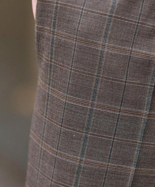 DRESSTERIOR（ドレステリア）の「【セットアップ可】2WAYストレッチ チェック SET UP ワイドパンツ（その他パンツ・メンズ・ブラウン系2・76/79/82/85）」の13枚目の写真