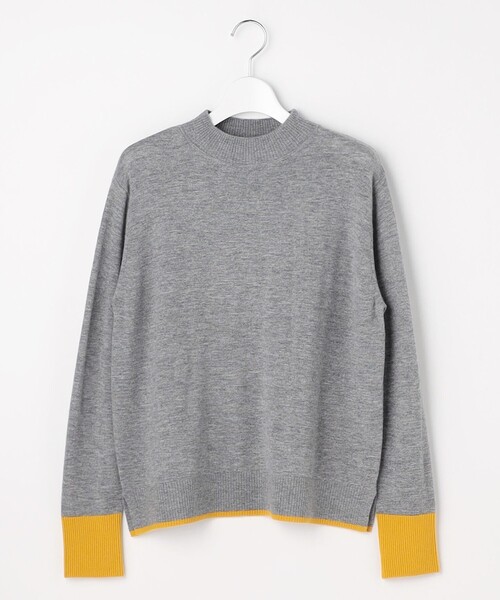 J.PRESS（ジェイプレス）の「SOFT TOUCH WOOL ブロッキング ニット（ニット/セーター・レディース・ベージュ系/ライトグレー系/ブラウン系・LARGE/MEDIUM）」の19枚目の写真