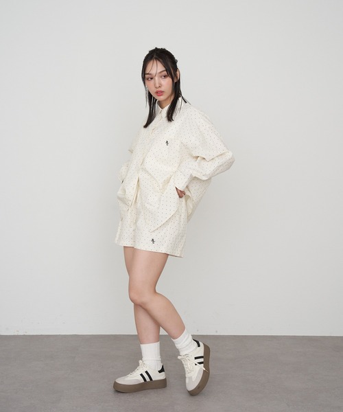 RAY CASSIN（レイカズン）の「【セットアップ対応】イージーショートパンツ（その他パンツ・レディース・アイボリー/ブルー系その他2/ピンク系その他2・FREE）」の9枚目の写真