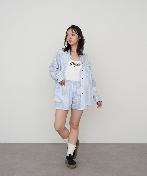 RAY CASSIN（レイカズン）の「【セットアップ対応】イージーショートパンツ（その他パンツ・レディース・アイボリー/ブルー系その他2/ピンク系その他2・FREE）」の12枚目の写真