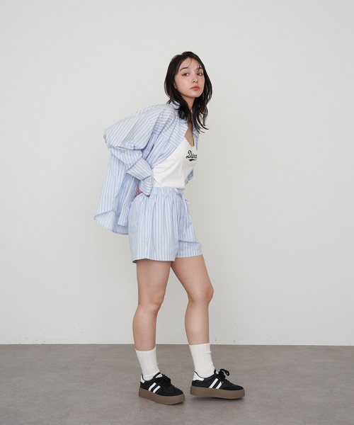 RAY CASSIN（レイカズン）の「【セットアップ対応】イージーショートパンツ（その他パンツ・レディース・アイボリー/ブルー系その他2/ピンク系その他2・FREE）」の13枚目の写真