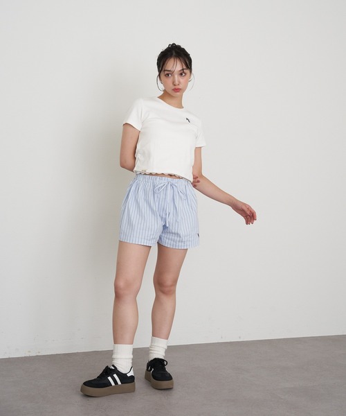 RAY CASSIN（レイカズン）の「【セットアップ対応】イージーショートパンツ（その他パンツ・レディース・アイボリー/ブルー系その他2/ピンク系その他2・FREE）」の18枚目の写真