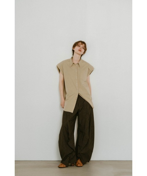 Knuth Marf(クヌースマーフ)の「slit deformed pants(unisex)(その他パンツ・レディース・ブラウン系その他/ブラック系その他・X-SMALL/SMALL/MEDIUM/LARGE)」の9枚目の写真