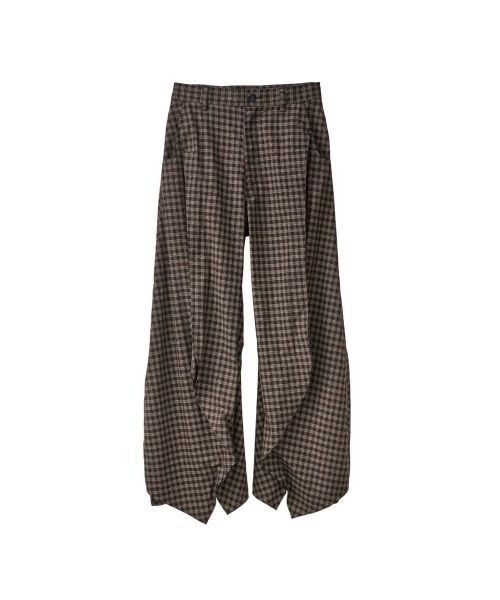 Knuth Marf(クヌースマーフ)の「slit deformed pants(unisex)(その他パンツ・レディース・ブラウン系その他/ブラック系その他・X-SMALL/SMALL/MEDIUM/LARGE)」の10枚目の写真