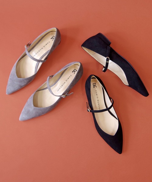 【未使用】FABIO RUSCONI メリージェーンパンプス ファビオルスコーニ セール】FABIO RUSCONI （ファビオ ルスコーニ） / メリージェーン