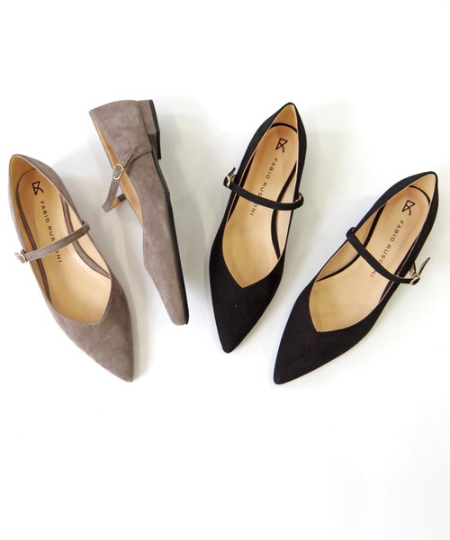 FABIO RUSCONI（ファビオルスコーニ）の「FABIO RUSCONI （ファビオ ルスコーニ） /  メリージェーンパンプス 6678（パンプス・レディース・ブラック/グレー・36/37/38/39）」の3枚目の写真