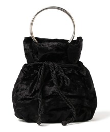 B:MING by BEAMS | BAGMATI / 巾着 ベロア バッグ(ショルダーバッグ)