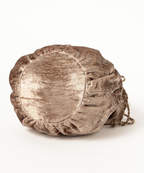 B:MING by BEAMS（ビーミングバイビームス）の「BAGMATI / 巾着 ベロア バッグ（ショルダーバッグ・レディース・ブラック/ブラウン系その他・ONE SIZE）」の8枚目の写真