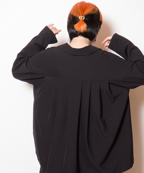 オズモーシス OSMOSIS ダブルブレストボアコート ブラウン 1.jpg