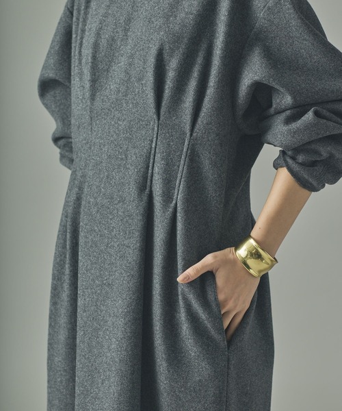 セール】Curensology(カレンソロジー)/メルトンタックワンピース