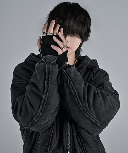 ADRER(アドラー)の「Multi Way Chain Arm Cover / マルチウェイチェーンアームカバー(アームカバー・メンズ・ブラック・FREE)」の5枚目の写真