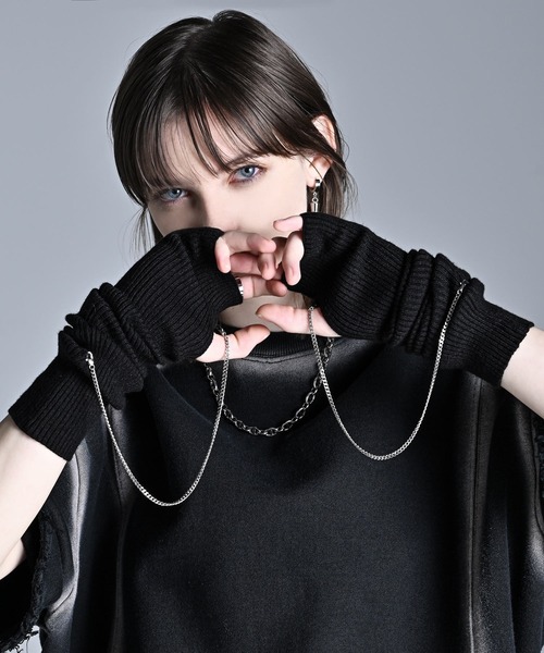 ADRER(アドラー)の「Multi Way Chain Arm Cover / マルチウェイチェーンアームカバー(アームカバー・メンズ・ブラック・FREE)」の7枚目の写真