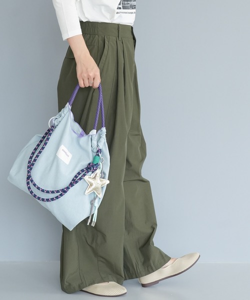 mili an deni（ミリアンデニ）の「チャーム付き3WAYロープバッグ（ショルダーバッグ・レディース・インディゴブルー/ブルー・F）」の12枚目の写真