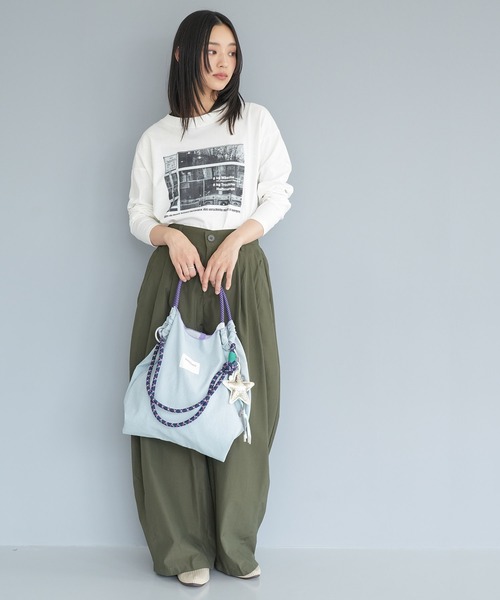 mili an deni（ミリアンデニ）の「チャーム付き3WAYロープバッグ（ショルダーバッグ・レディース・インディゴブルー/ブルー・F）」の14枚目の写真