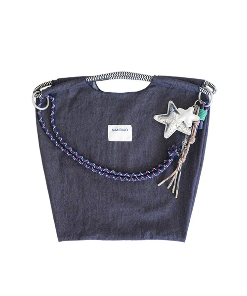 mili an deni（ミリアンデニ）の「チャーム付き3WAYロープバッグ（ショルダーバッグ・レディース・インディゴブルー/ブルー・F）」の20枚目の写真