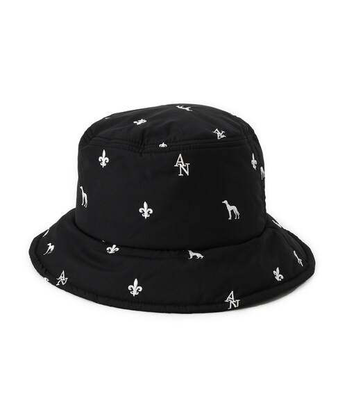 adabat（アダバット）の「【ADABAT NAVY】エンブロイダリーモノグラムハット（ハット・レディース・ブラック・00）」の3枚目の写真