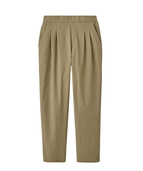 Tuche(トゥシェ)の「Tuche/トゥシェ テーパードパンツ レーヨン混素材 ストレッチ アンクル丈(その他パンツ・レディース・ブラック/オリーブ/ネイビー/ベージュ・MEDIUM/LARGE/X-LARGE)」の3枚目の写真