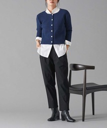 Tuche（トゥシェ）の「Tuche/トゥシェ　テーパードパンツ　レーヨン混素材 ストレッチ アンクル丈（その他パンツ）」