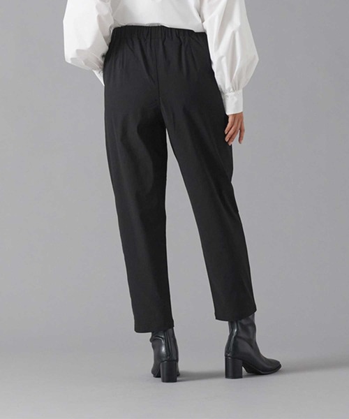 Tuche(トゥシェ)の「Tuche/トゥシェ テーパードパンツ レーヨン混素材 ストレッチ アンクル丈(その他パンツ・レディース・ブラック/オリーブ/ネイビー/ベージュ・MEDIUM/LARGE/X-LARGE)」の6枚目の写真