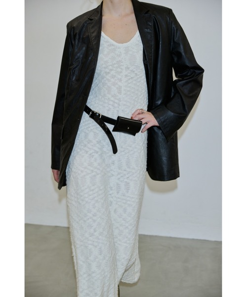 un/neu(アンノイ)の「ウエストベルトポーチ(ボディバッグ/ウエストポーチ・レディース・ホワイト/ダークブラウン/ブラック・FREE)」の5枚目の写真