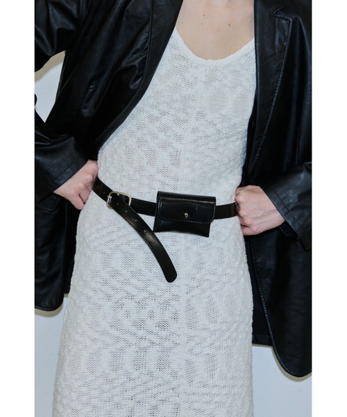 un/neu(アンノイ)の「ウエストベルトポーチ(ボディバッグ/ウエストポーチ・レディース・ホワイト/ダークブラウン/ブラック・FREE)」の14枚目の写真