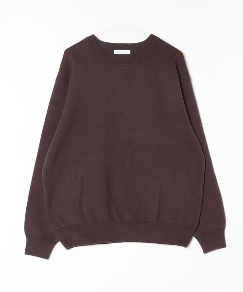 FREAK'S STORE（フリークスストア）の「スウェットライク クルーネックニット（ニット/セーター・メンズ・レッド/ブルーグリーン/ブラック/チャコールグレー/オフホワイト/ブラウン・LARGE/MEDIUM）」の5枚目の写真