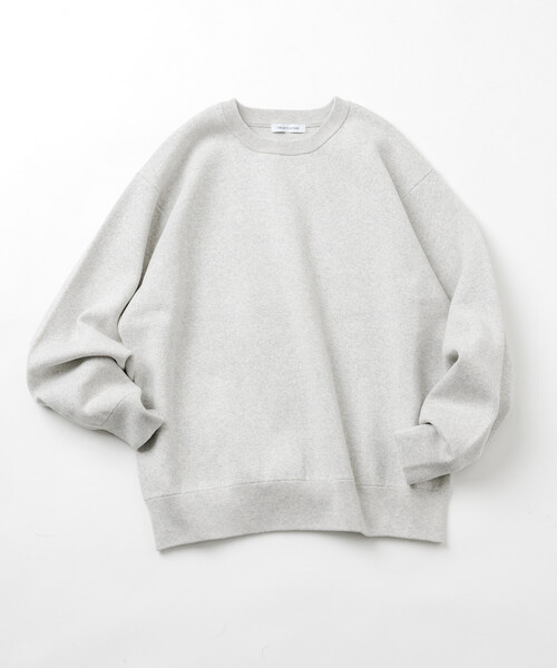 FREAK'S STORE（フリークスストア）の「スウェットライク クルーネックニット（ニット/セーター・メンズ・レッド/ブルーグリーン/ブラック/チャコールグレー/オフホワイト/ブラウン・LARGE/MEDIUM）」の15枚目の写真