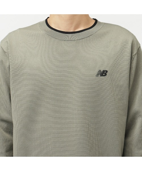 NEW BALANCE(ニューバランス)の「【別注】ニューバランス New Balance THE CITY ラインニットプルオーバー 限定コラボ(ニット/セーター・メンズ・ブラウン/ブラック/グリーン・LL/L/M/S)」の4枚目の写真