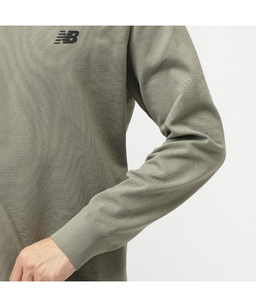 NEW BALANCE(ニューバランス)の「【別注】ニューバランス New Balance THE CITY ラインニットプルオーバー 限定コラボ(ニット/セーター・メンズ・ブラウン/ブラック/グリーン・LL/L/M/S)」の5枚目の写真