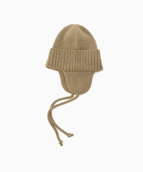 RACAL(ラカル)の「RACAL / ラカル Ear Knit Watch(ニットキャップ/ビーニー・メンズ・ベージュ/オレンジ/ブラック・FREE)」の1枚目の写真