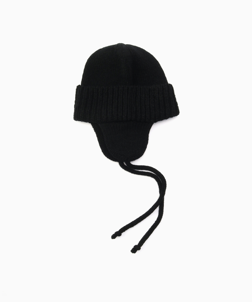 RACAL(ラカル)の「RACAL / ラカル Ear Knit Watch(ニットキャップ/ビーニー・メンズ・ベージュ/オレンジ/ブラック・FREE)」の4枚目の写真