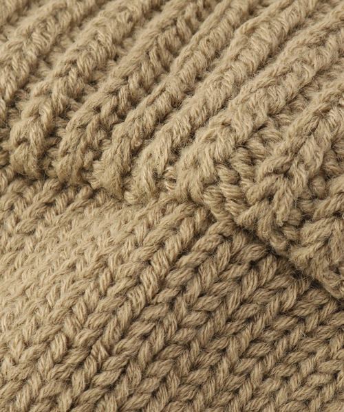 RACAL(ラカル)の「RACAL / ラカル Ear Knit Watch(ニットキャップ/ビーニー・メンズ・ベージュ/オレンジ/ブラック・FREE)」の7枚目の写真