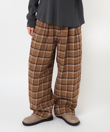 R4409 ツイーディーチェックパンツ