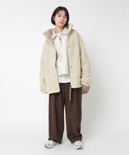 RNA-N(アールエヌエーエヌ)の「R4409 ツイーディーチェックパンツ(その他パンツ・レディース・キャメル/ブラウン/ブラック・FREE)」の13枚目の写真