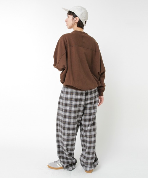 RNA-N(アールエヌエーエヌ)の「R4409 ツイーディーチェックパンツ(その他パンツ・レディース・キャメル/ブラウン/ブラック・FREE)」の12枚目の写真
