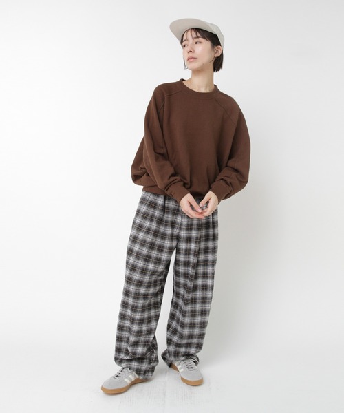 RNA-N(アールエヌエーエヌ)の「R4409 ツイーディーチェックパンツ(その他パンツ・レディース・キャメル/ブラウン/ブラック・FREE)」の10枚目の写真